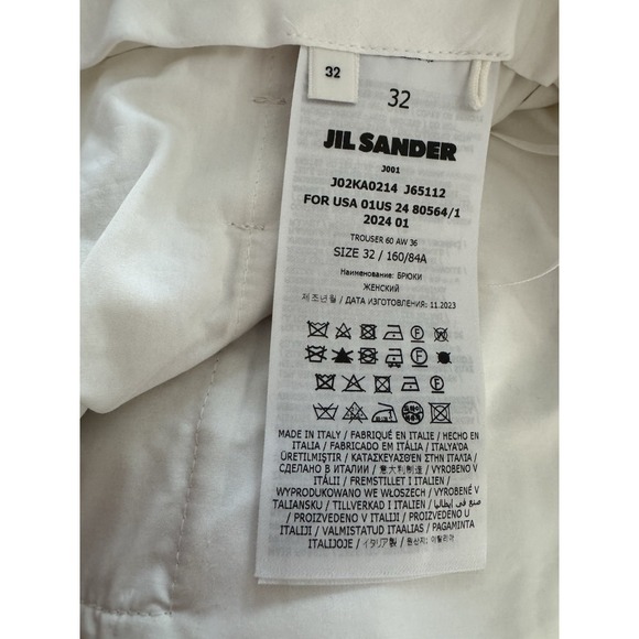 Jil Sander COTTON SKIRT Belted Pockets. NWT Size 32 US 2 - Picture 2 of 11